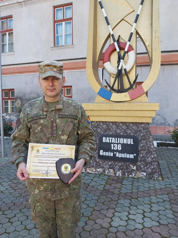 Un nou membru în sucursala Alba a Asociației Militarilor Veterani