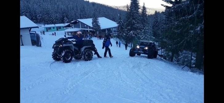 Amenzi la Domeniul Schiabil Șureanu pentru pătrunderea cu ATV-urile pe pârtie