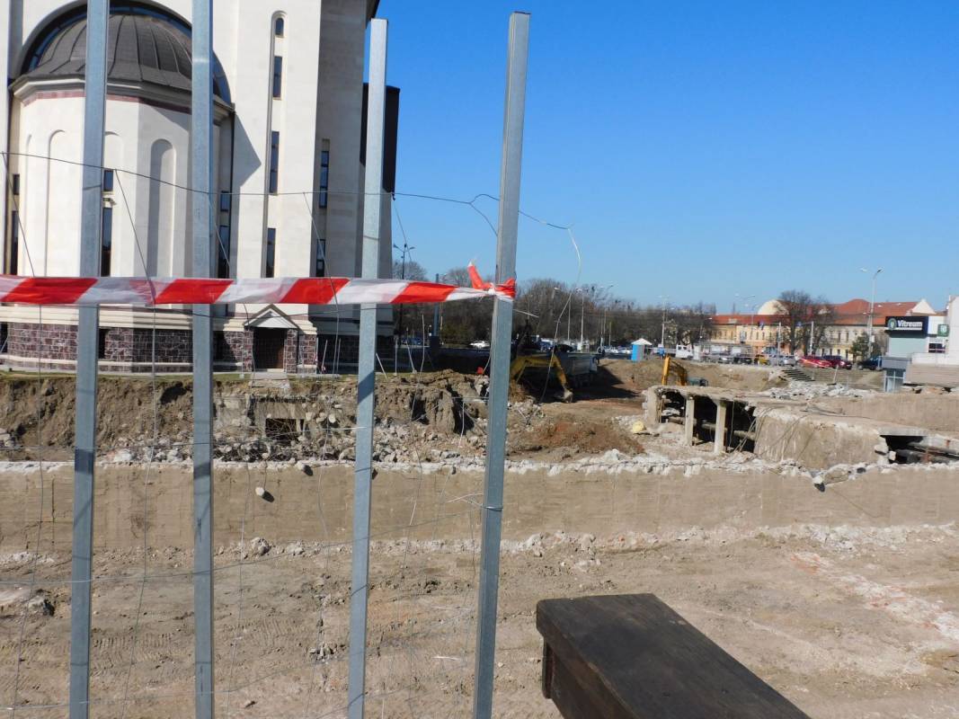 Descărcare arheologică în centrul municipiului Oradea