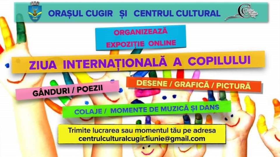 Expoziție tematică organizată la Cugir cu ocazia Zilei Internaționale a Copilului