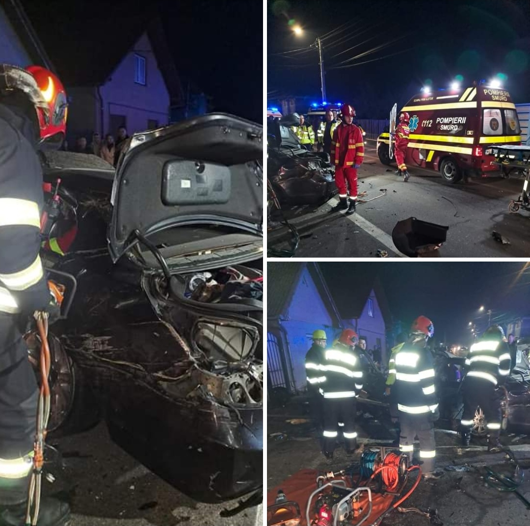 Accident GRAV în Sebeș Lancrăm. Patru persoane rănite.