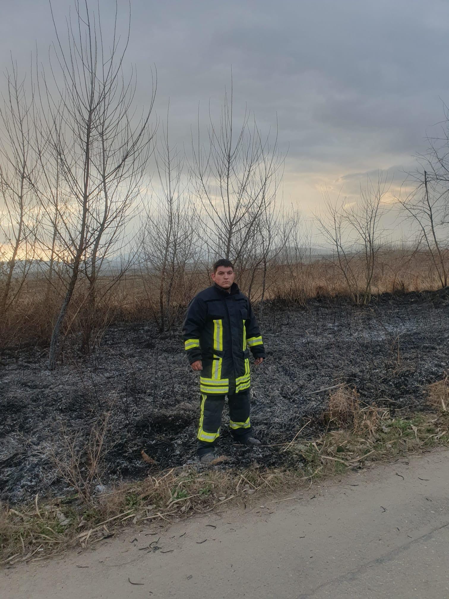 Pompierul teiușean Teofil Coman, intervenție în timpul liber