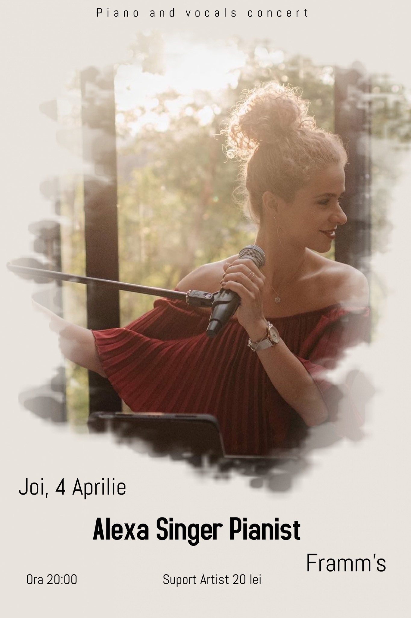 4 aprilie: Concert Alexa la Alba Iulia