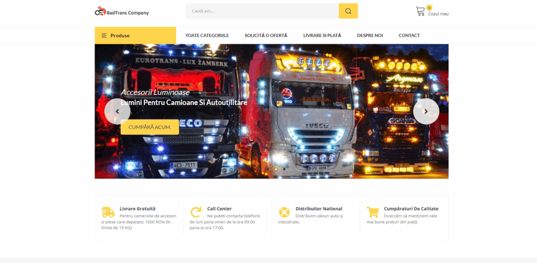 BadTrans Company – Piese auto, camioane și utilaje, cu livrare rapidă