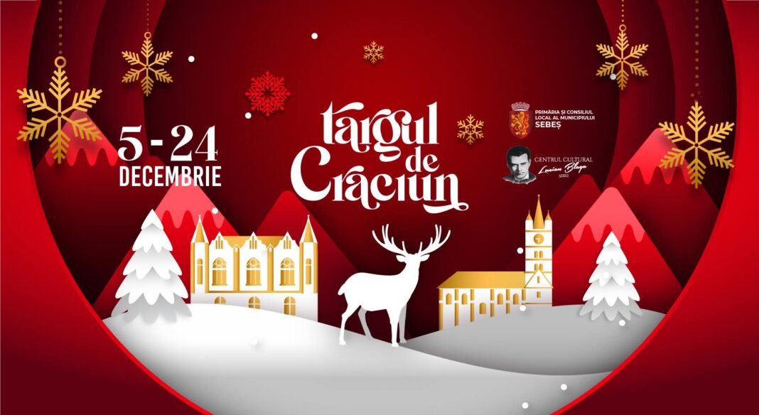 Vineri: Deschiderea Târgului de Crăciun de la Sebeș: Lansări de carte și ateliere pentru copii, Concert de colinde Ștefan Hrușcă