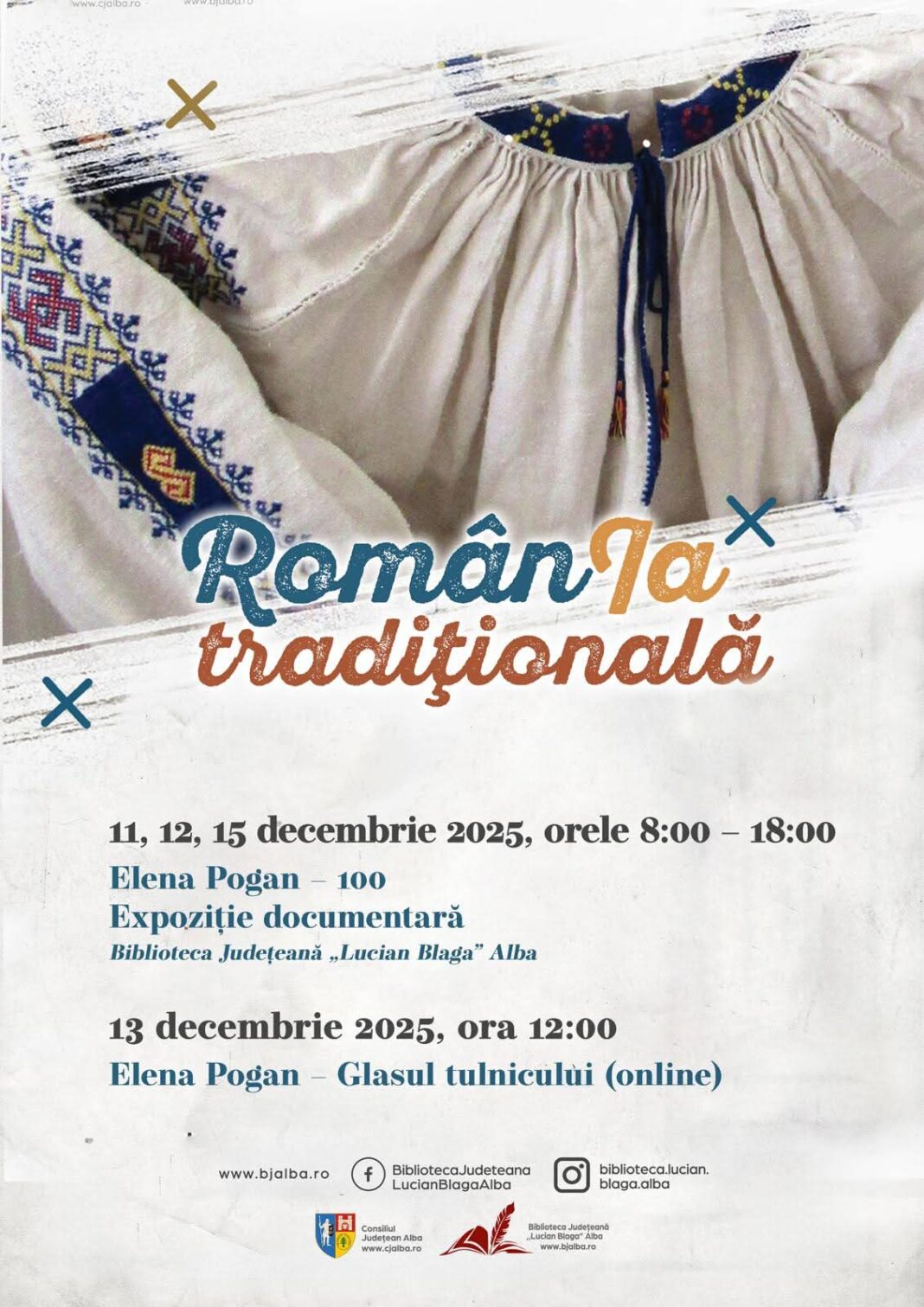 Biblioteca Județeană „Lucian Blaga” Alba, o omagiază pe Elena Pogan, profesoara care a dat glas tulnicului în Munții Apuseni