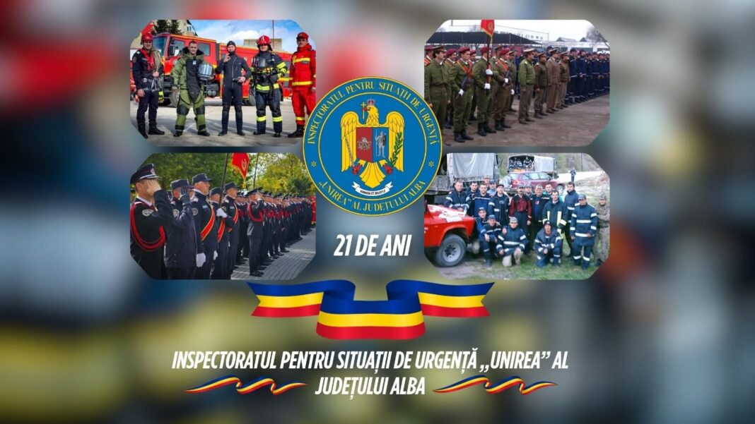 Inspectoratul pentru Situații de Urgență Alba, la ceas aniversar. Instituția împlinește 21 de ani, în gestionarea situațiilor de urgență