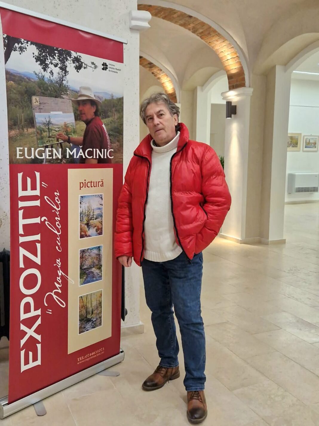Expoziția pictorului Eugen Măcinic „Magia Culorilor” – un dar cultural pentru sebeșeni, în acest final de an