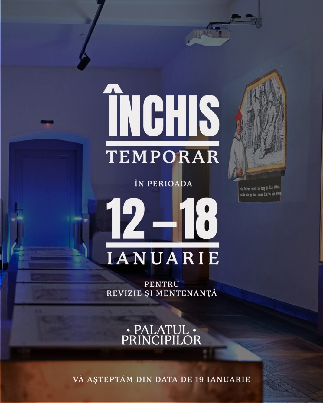 Palatul Principilor Transilvaniei și Casa Memorială Camil Velican, închise temporar pentru lucrări de revizie și mentenanță