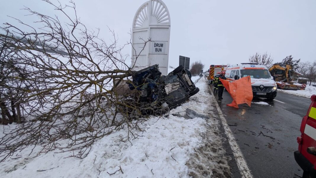 Bărbat în vârstă de 50 ani, decedat în urma unui accident rutier pe DN1