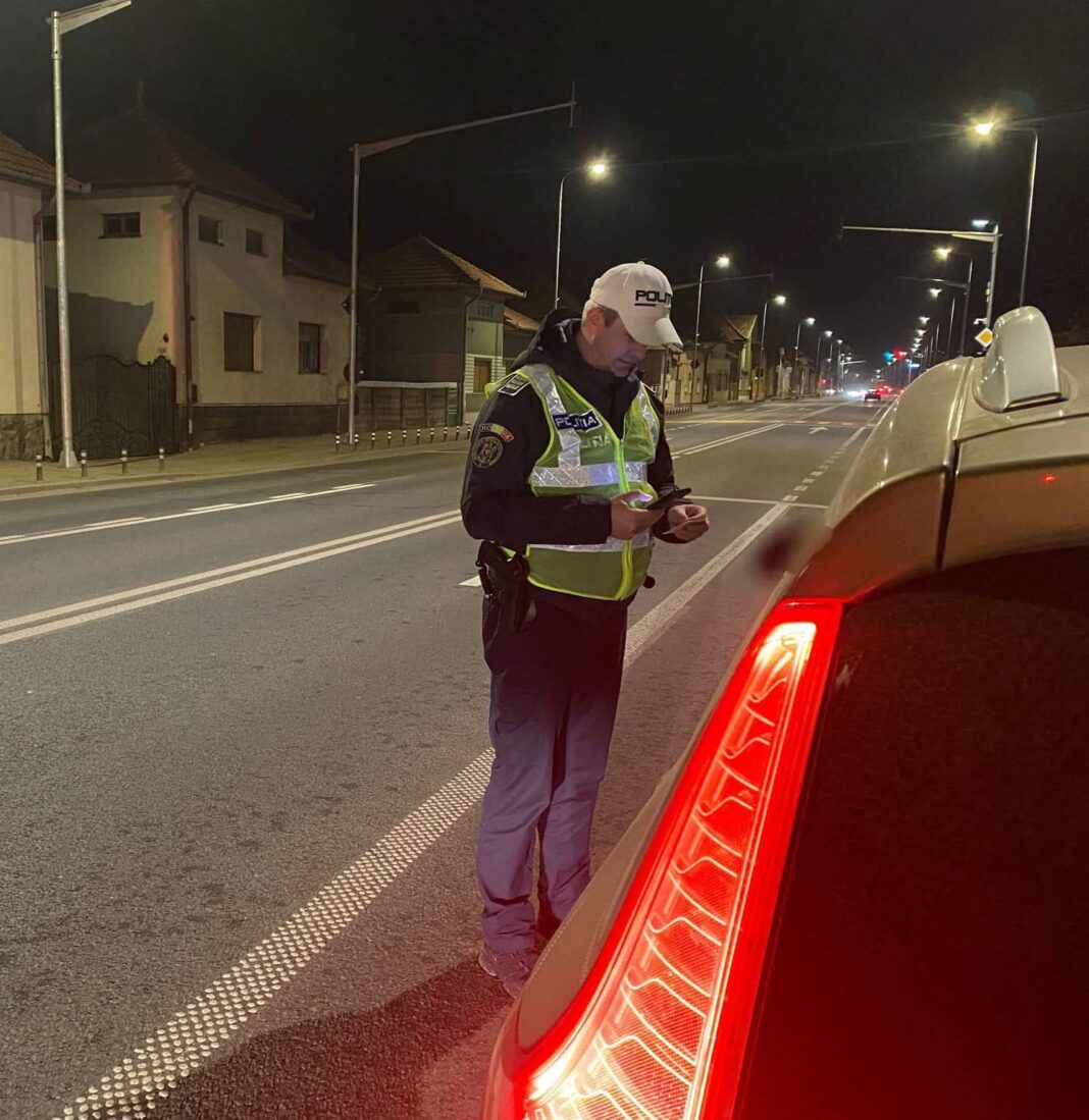 Aproape 500 de testări pentru alcool și 7 permise reținute, în urma unui acțiune a polițiștilor rutieri