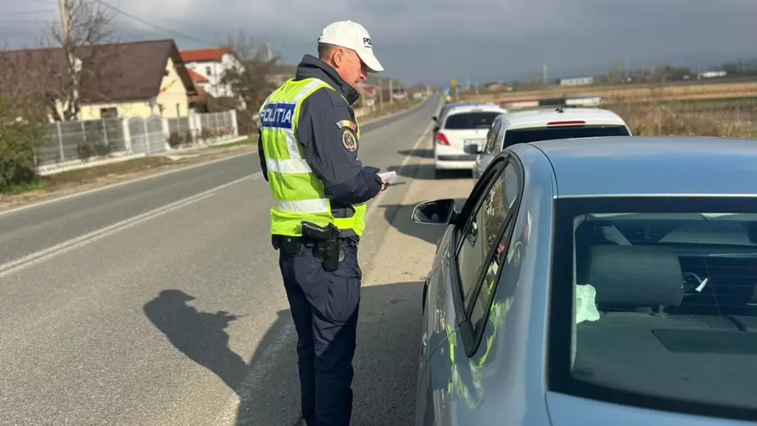 Peste 100 de amenzi și 3 permise de conducere reținute, în urma unei acțiuni a polițiștilor pe DN 1