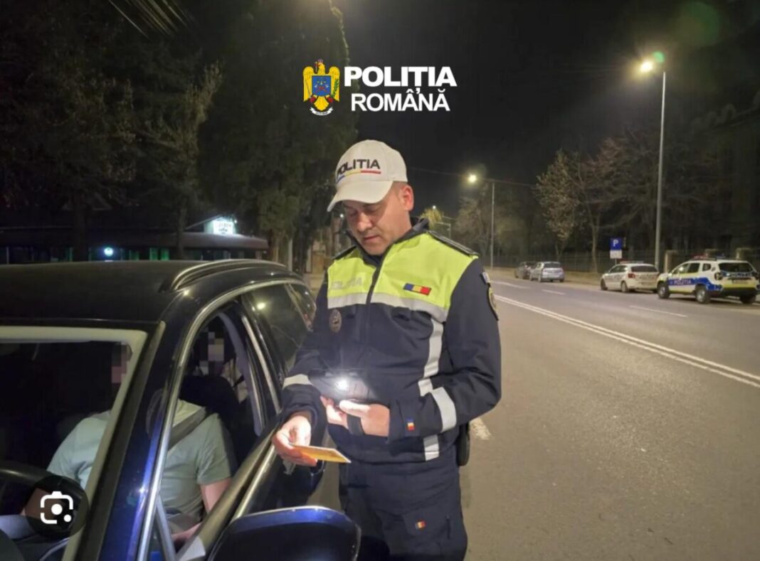 Peste 300 de testări pentru alcool și 7 abateri contravenționale, bilanțul unei acțiuni a polițiștilor în trafic