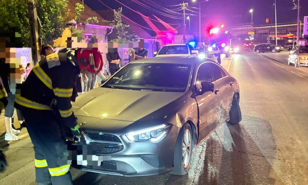 Bărbat din Oarda, reținut de polițiști. S-a urcat băut la volan, și a provocat un accident rutier