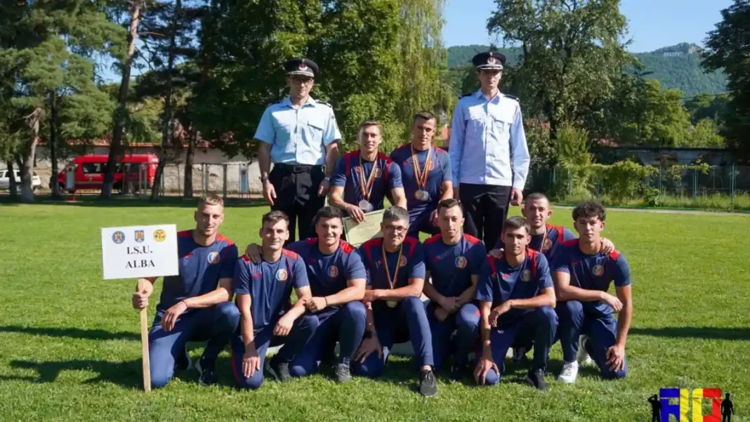 FOTO | Echipa sportivă a ISU Alba ocupă locul III la Etapa Zonală a Concursurilor Serviciilor Profesioniste pentru Situații de Urgență: Clasamentul