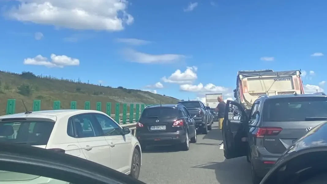 Foto | Incident rutier pe Autostrada Sebeș-Turda, la km 68: Trafic perturbat