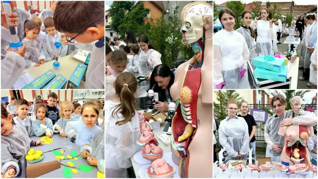 FOTO | „Știință Fest” la Liceul German Sebeș – chimia se transformă în spectacol educațional în cadrul proiectului „CHIMIA, super-puterea mea 3.0”