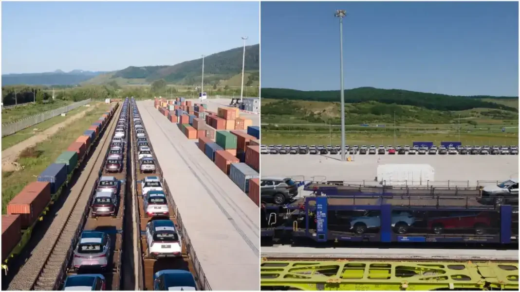 Comuna Mirăslău devine centru auto regional: DP World inaugurează un coridor feroviar pentru vehicule către sud-estul Europei