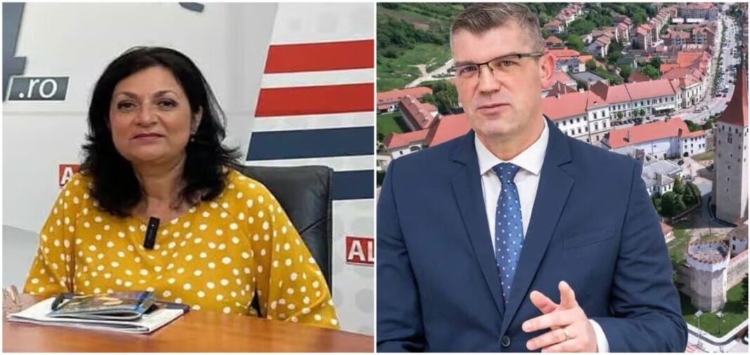 Primarul din Aiud, Dragoș Crișan, a intentat proces împotriva fostei primărițe Oana Badea pentru defăimare
