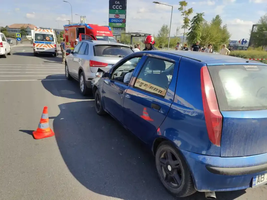Accident în Lanț la Carolina Mall, Alba Iulia