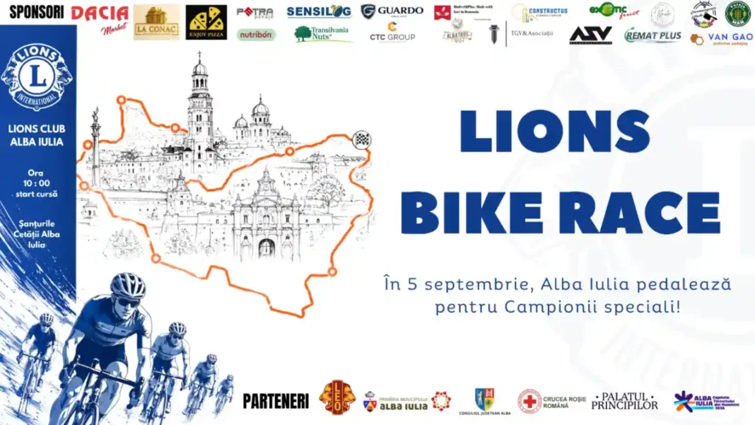 Alba Iulia se mobilizează pentru copiii speciali: debutul Lions Bike Race pe 5 septembrie 2026