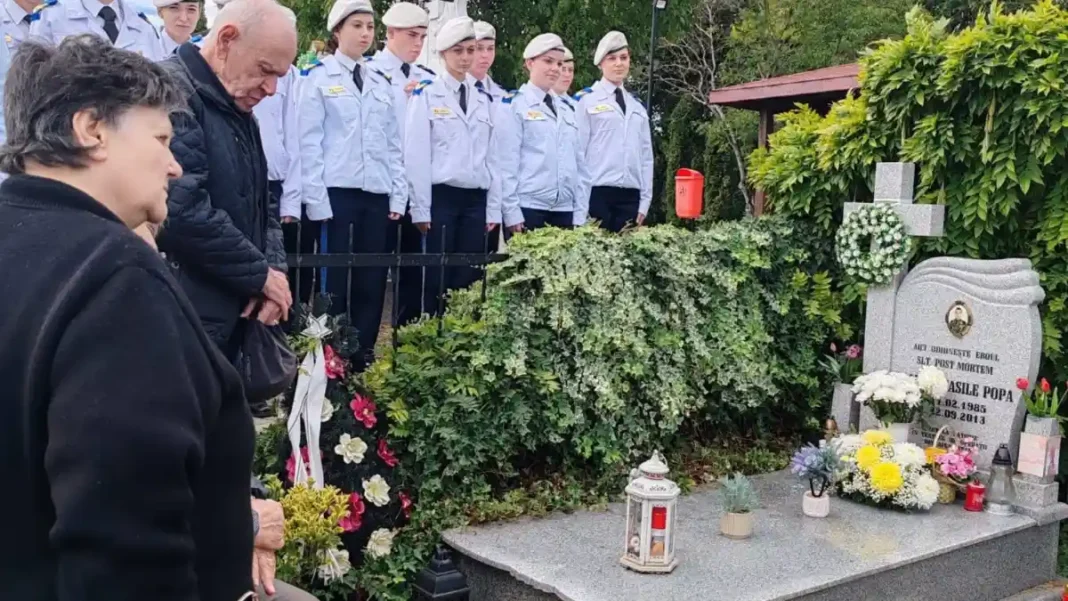 Comemorare Emoționantă pentru Militarul Vasile Claudiu Popa