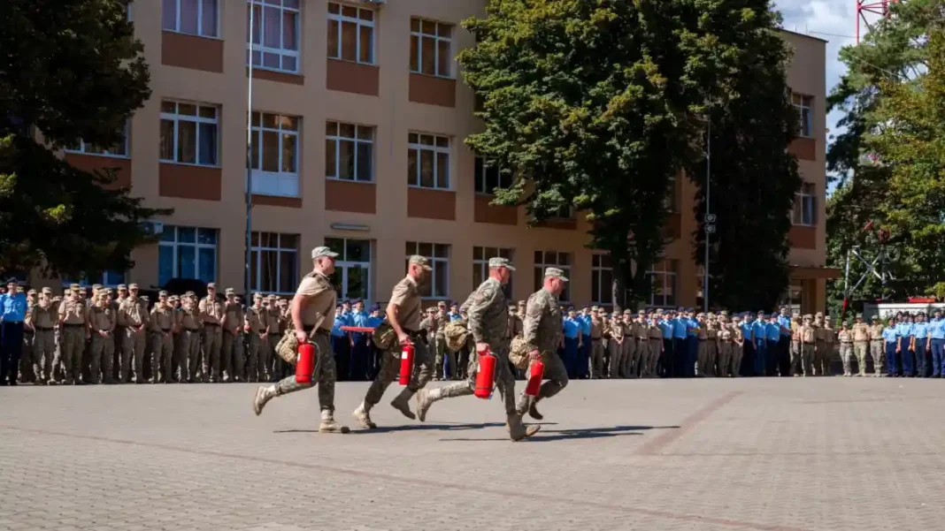 Exercițiu de evacuare la Colegiul Militar din Alba Iulia