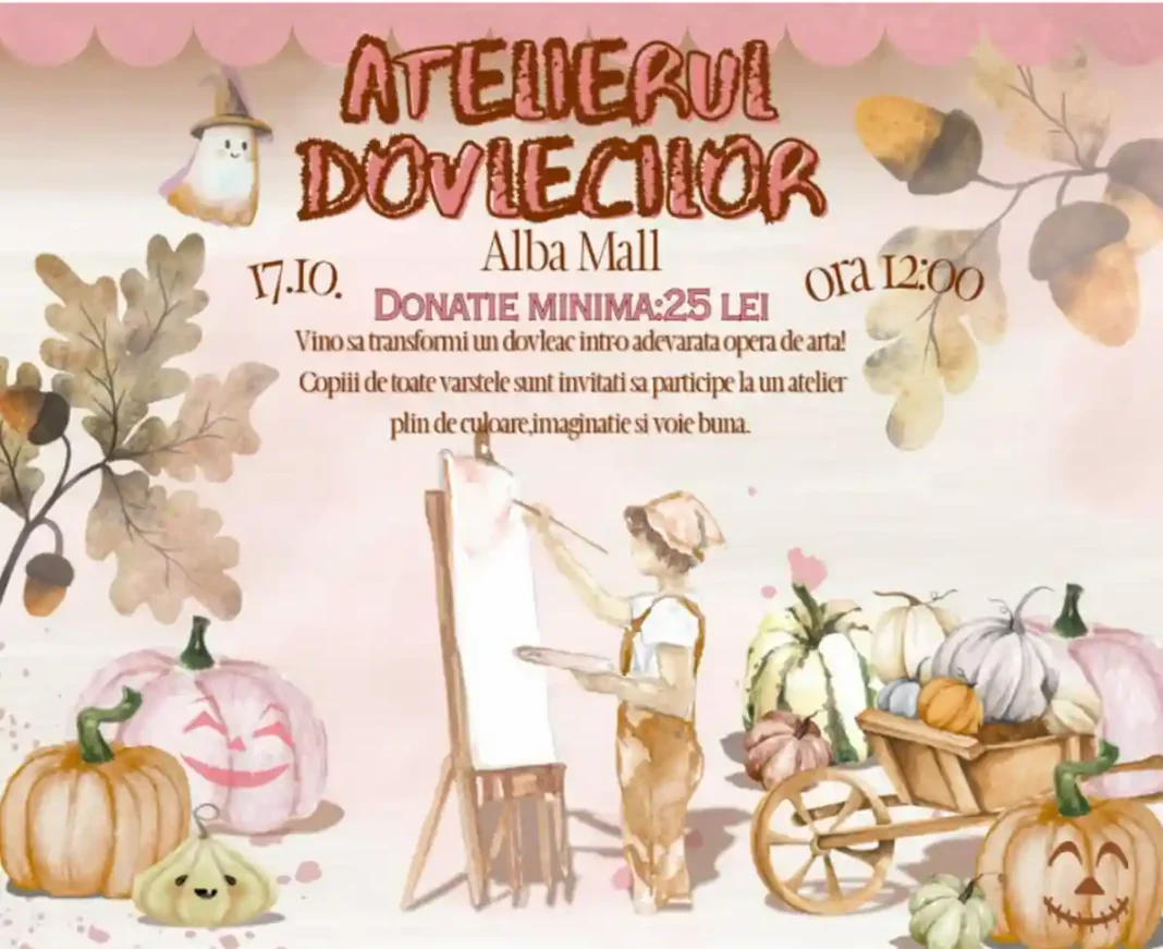 Festivalul Dovlecilor la Alba Mall: Atelier Caritabil
