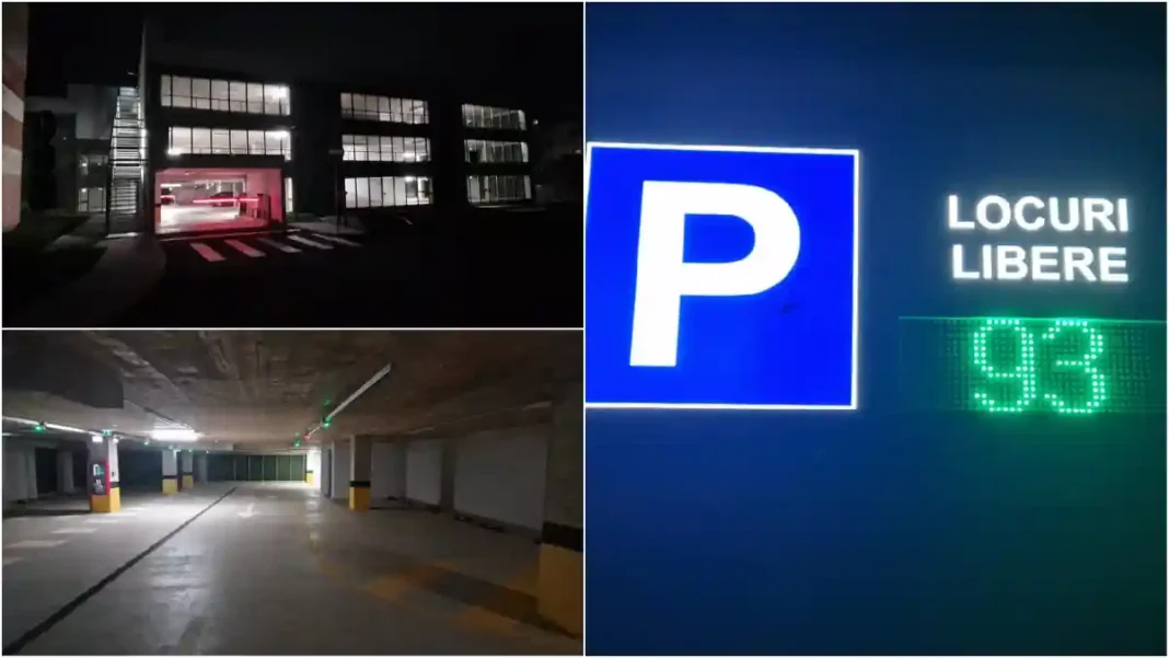 Parkingul Arnsberg din Alba Iulia, gol după deschidere