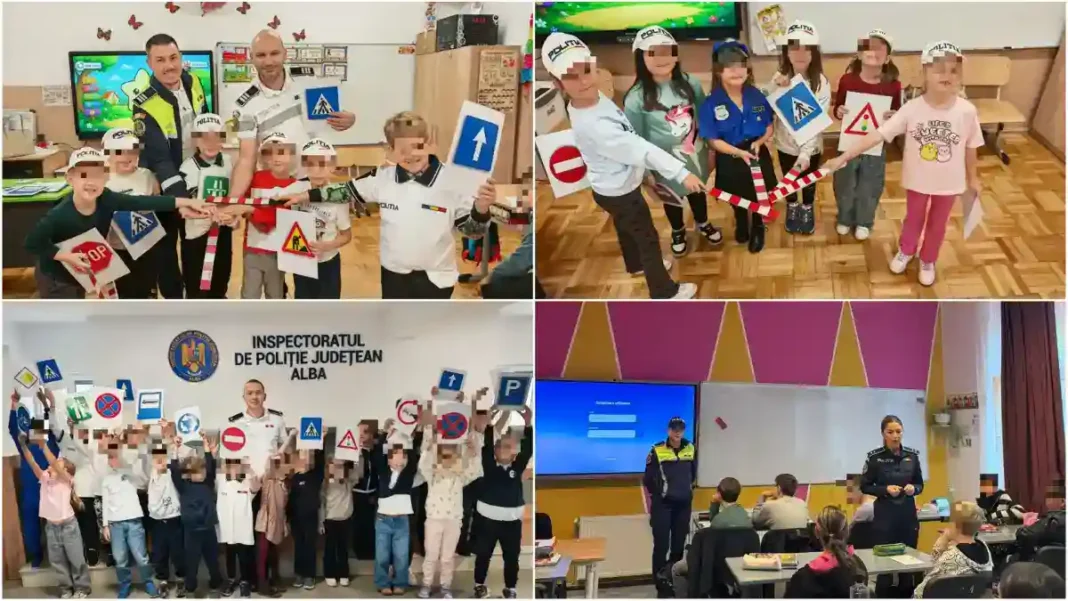 Polițiștii din Alba Educație pentru Siguranța Elevilor
