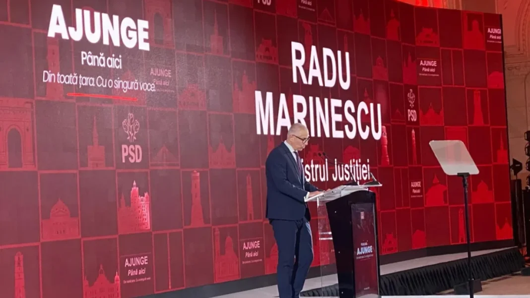 Radu Marinescu Revine la Ministerul Justiției